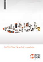 Copertina brochure Raccordi Metal Work - Alta qualità per ogni applicazione