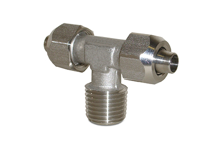 Push on fittings in AISI316 stainless steel, tubes from ø6 to ø10 mm,  threads from 1/8” to 1/2”