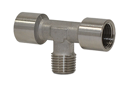 Standard fittings in AISI 316 stainless steel, threads from 1/8" to 1/2”